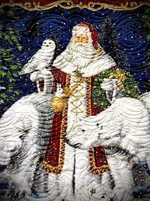 Father Christmas using pattern West Wind in Winter E2D